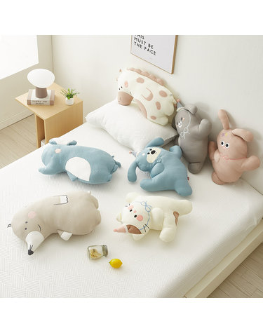 [애끌리아] 실루엣 HR 3중직 냉감 동물 인형 7종