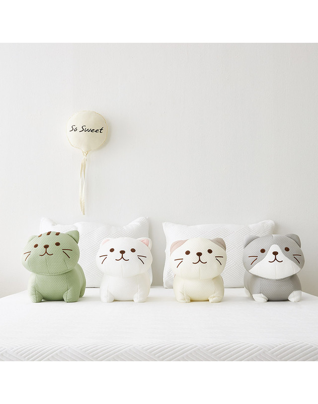 애끌리아 [애끌리아] 크로미 HR 3중직 냉감 동물 인형 4종 착용컷