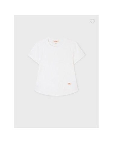 [갤러리아] 라운드 넥 곡선 밑단 티셔츠(WHRAG2433F)