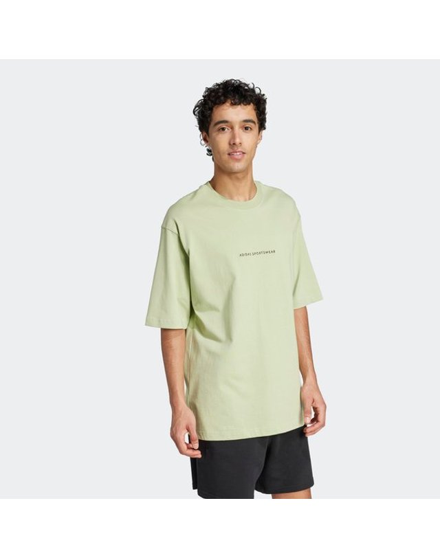 아디다스 [갤러리아] [MENS SPORTSWEAR] 코드 두들 캠프 그래픽 반팔티 (JJ3970) 착용컷
