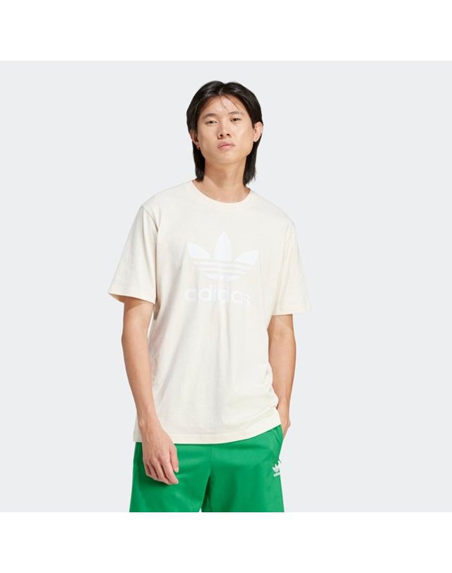 아디다스 [갤러리아] [MENS ORIGINALS] 아디컬러 트레포일 반팔티 (IU2367) 착용컷