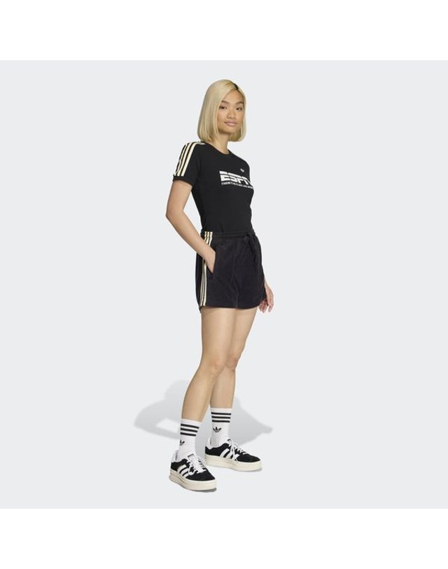 아디다스 [갤러리아] [WOMENS ORIGINALS] 테리 타월 파이어버드 쇼츠 (KD1398) 착용컷