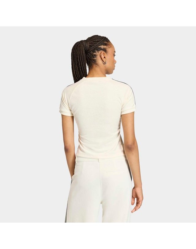 아디다스 [갤러리아] [WOMENS ORIGINALS] 테리 타월 칼리 반팔티 (KD1411) 착용컷
