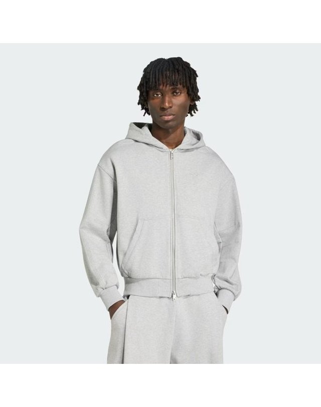 아디다스 [갤러리아] [MENS ORIGINALS] 프리미엄 에센셜 후디 집업 (KR6987) 착용컷