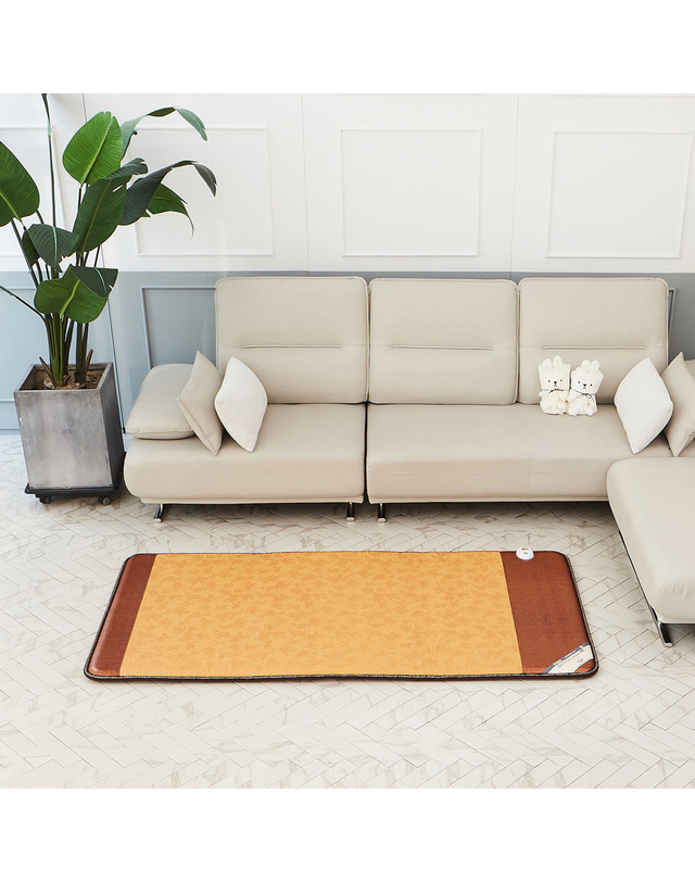 브리즈홈 [브리즈홈] 한일온열기 EMF 탄소 전기매트(100x200cm) 착용컷