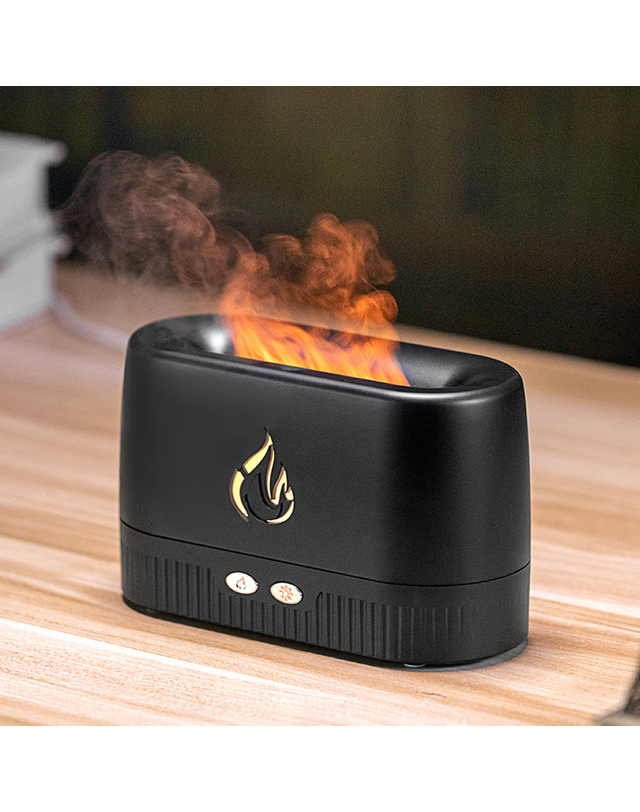 브리즈홈 [웰스온] 활활 안전 불멍 USB 무드등 가습기 착용컷