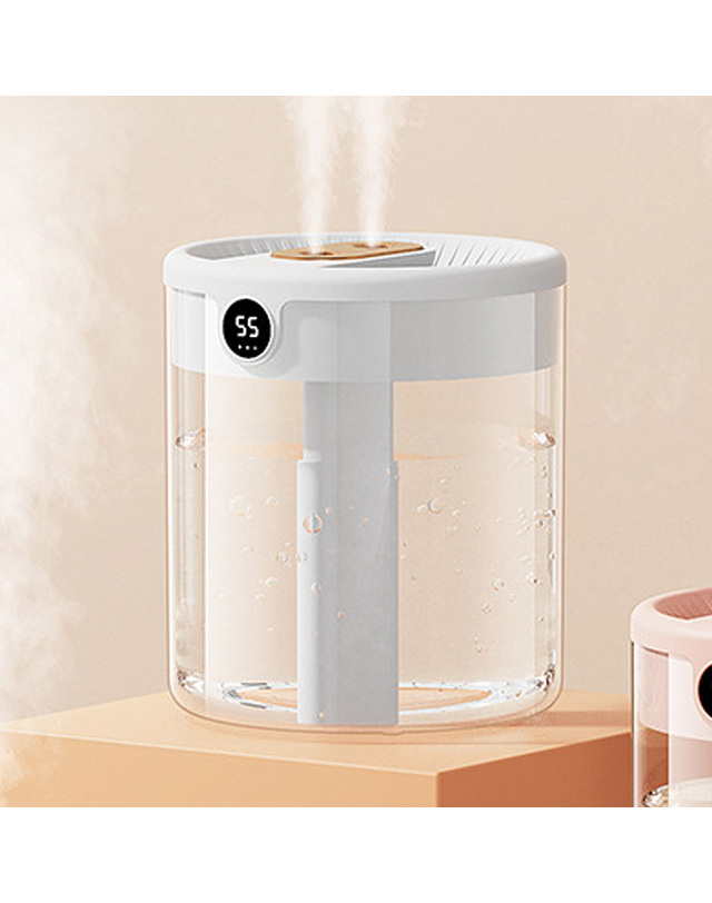브리즈홈 [웰스온] 공간 USB 무드등 가습기(화이트) (1.3L) 착용컷