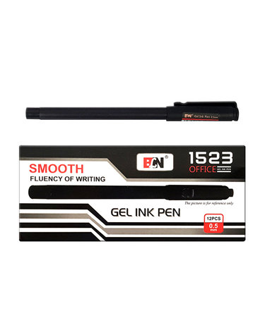 [보리보리] 오피스 잉크펜 0.5mm 블랙PEN006 12자루1박스