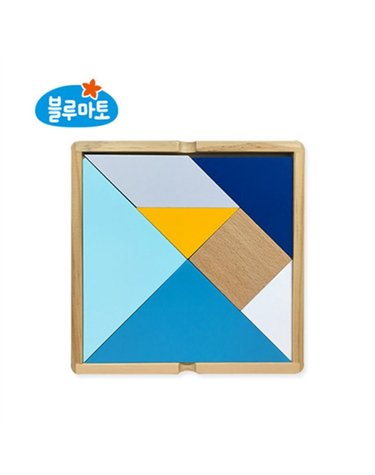 [보리보리] 두뇌 발달 원목 칠교놀이