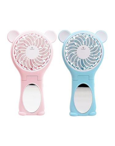 곰 거울 핸디 선풍기 대량 1박스 64개입