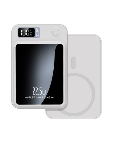 맥세이프 무선충전 보조배터리 10000mAh 화이트