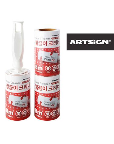 보품제거 깔끄미 테이프클리너 본품1리필2세트