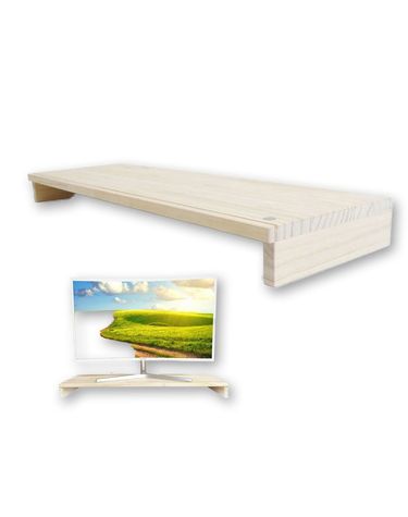 원목 모니터받침대 800x230x75 와이드 거치대 책상