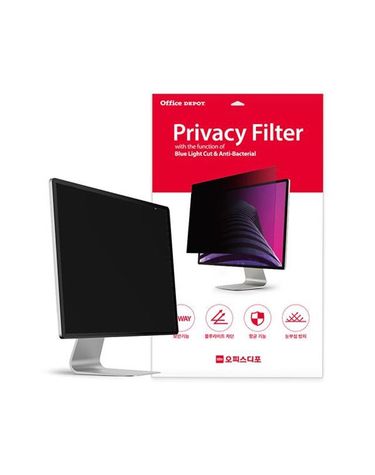 정보보안필름 27W 16 9 596x335mm OfficeDEPOT