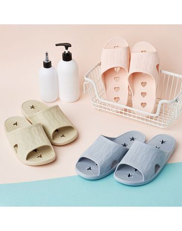 꽈배기 욕실화 PVC 욕실 화장실 물빠짐 슬리퍼