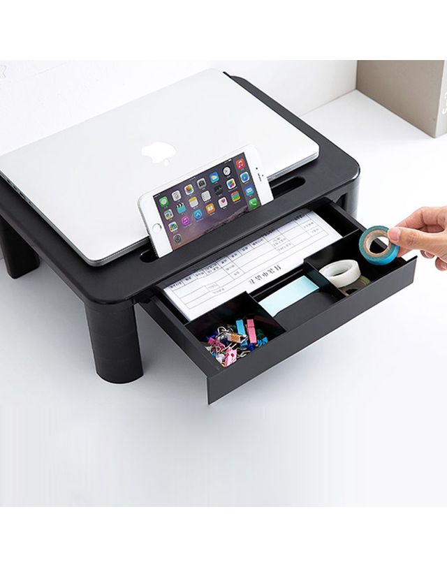 알티피아 키밍 모니터 거치대 받침대 높이조절 테이블 착용컷