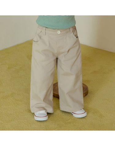 [보리보리] SIZE~6Y 밀크 와이드 팬츠