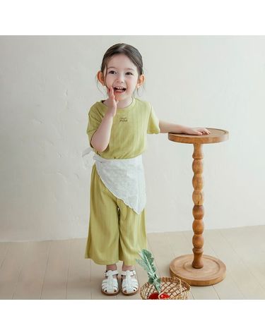 [보리보리] SIZE~6Y 블룸 플리츠 쓰리피스 셋업