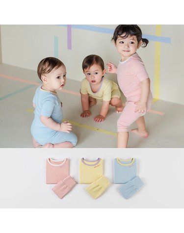 [보리보리] SIZE~6Y 스마일 컴피벨리 아기 실내복