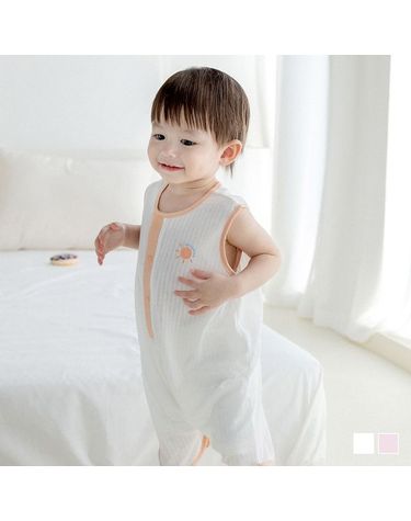 [보리보리] 로나 쿨링 밤부 아기 수면조끼