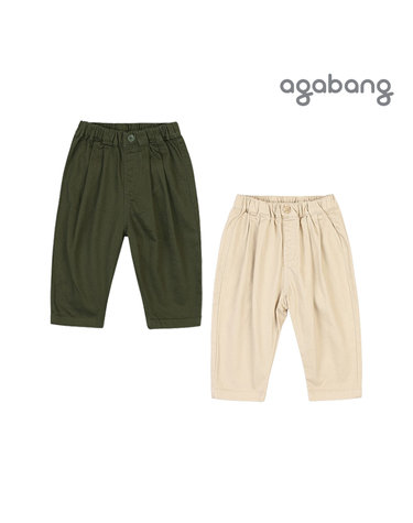 [보리보리] 리프우븐주름바지BEIGE,KHAKI_01Q552004