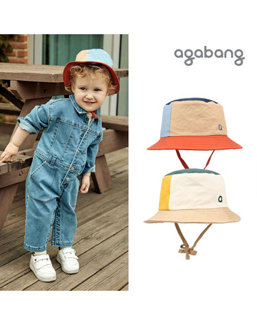 [보리보리] 제리배색벙거지모자BEIGE,ORANGE_01Q576804