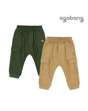 [보리보리] 페어카고조거바지BEIGE,KHAKI_01Q532001