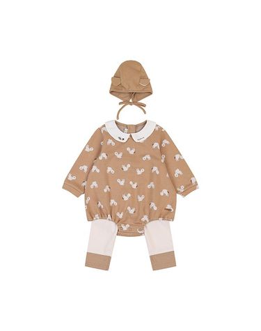 [보리보리] 지니다람쥐바디수트상하모자BROWN_01S527901