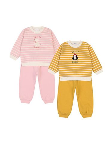 [보리보리] 레브ST맨투맨상하PINK,YELLOW_01S753006