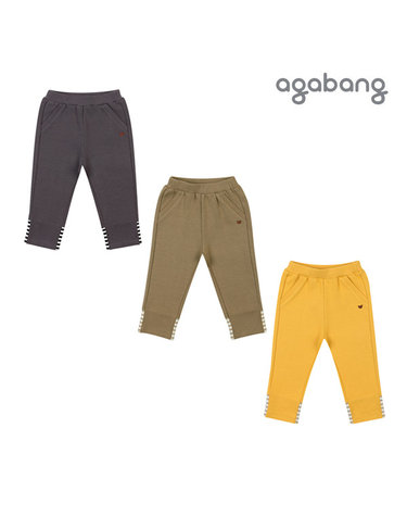 [보리보리] 러브이지시보리팬츠D/GREY,BROWN,M/YELLOW_01P552006