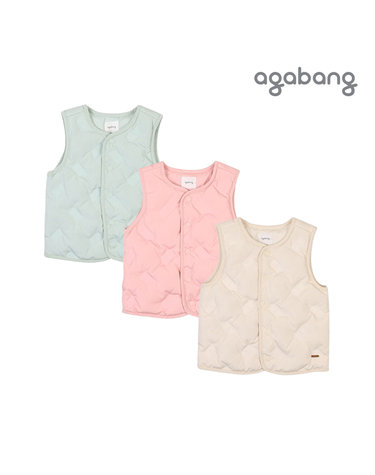 [보리보리] 위니무봉제조끼IVORY,PINK,MINT_01Q751301