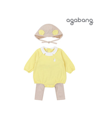 [보리보리] 던챠밍바디수트상하모자YELLOW_01P12795387
