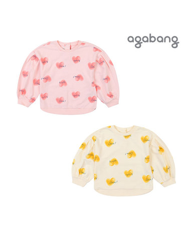 [보리보리] 러브벌룬맨투맨티셔츠IVORY,PINK_01P551051