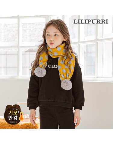 [보리보리]  데이지기모상하복블랙