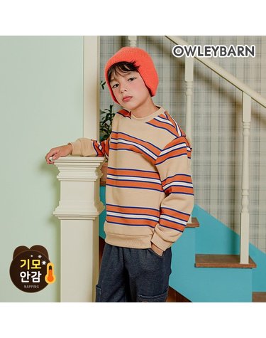 [보리보리] 트랜디ST나염기모티셔츠오렌지