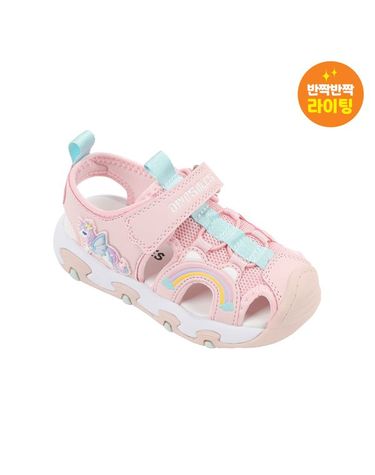 [보리보리] 다이노솔즈 유니콘 드림 샌들 키즈 핑크 DNYCG1TSUD11PNK
