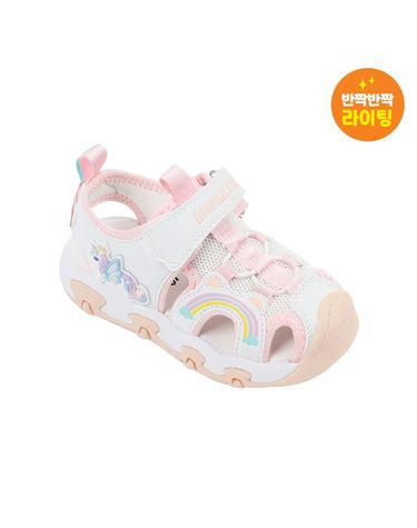 [보리보리] 다이노솔즈 유니콘 드림 샌들 키즈 화이트 DNYCG1TSUD11WHT