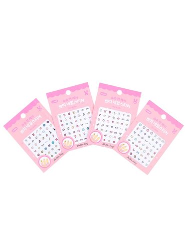 [보리보리] 슈슈앤쎄시 쁘띠 네일 스티커 4종 SSKCDNTANS11