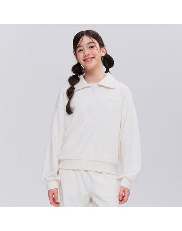 [보리보리] 여아 프릴 골지 반집업 티셔츠