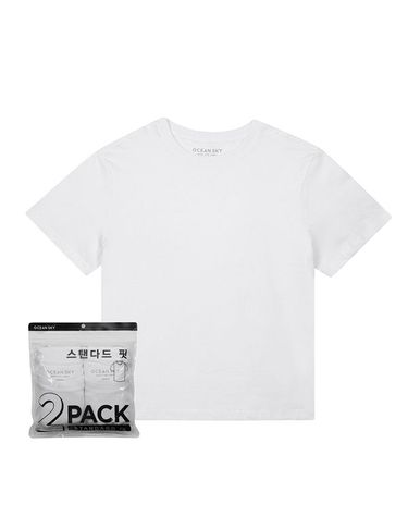 [보리보리] 공용 2PACK 반팔 티셔츠-FDJB8288A01