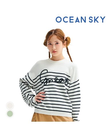 [보리보리] 여아 스트라이프 Knit