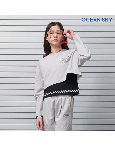 [보리보리] 여아 그래픽 레이어드 크롭티셔츠-DAJG5154B0B