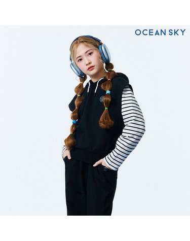 [보리보리] 여아 스포티 후드 베스트-CAJG7351B03