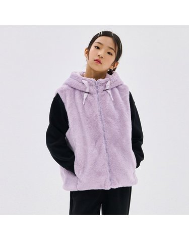 [보리보리] 여아 밍크 퍼 후드 베스트-DFJG7374D0T