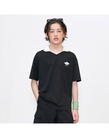 [보리보리] 남아 오픈 카라 V넥 반팔티셔츠