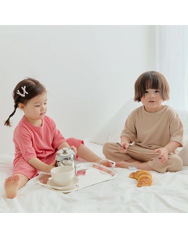 [보리보리] 와이드골지오트밀/코랄 라운지웨어