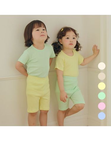 [보리보리] 썸머골지 5부 실내복6color