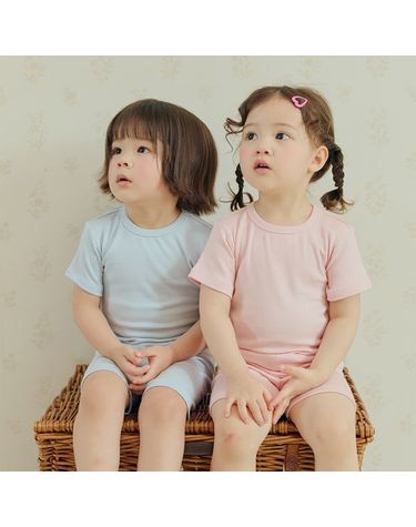 [보리보리] 썸머골지블루,핑크 5부 실내복
