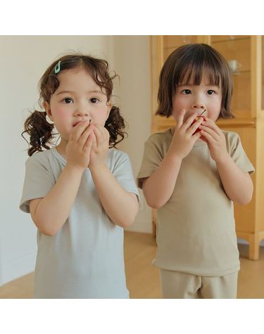 [보리보리] 츄잉 5부포지그레이/페일베이지 5부 실내복