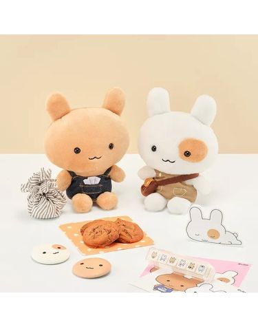 [보리보리] 행복을 모으는 토끼인형 모모  포포 소형